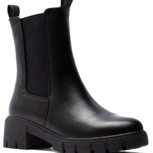Lug Combat Slip on Boots